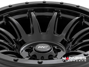Custom Wheel 90 Series Wheel - One-Piece - Gloss Black | 18x9 | 6x5.5 | -12mm - Rough Country